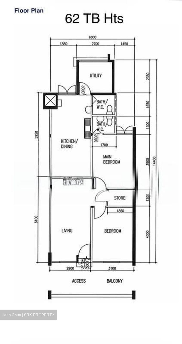 Blk 62 BLANGAH GARDEN (Bukit Merah), HDB 3 Rooms #579974511